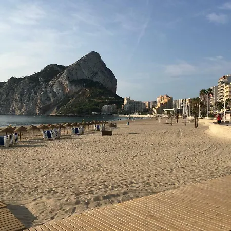 Apartment En Calpe, Playa De La Fossa, Primera Linea, Aa *