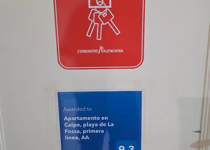 En Calpe, Playa De La Fossa, Primera Linea, Aa Апартаменты Кальпе